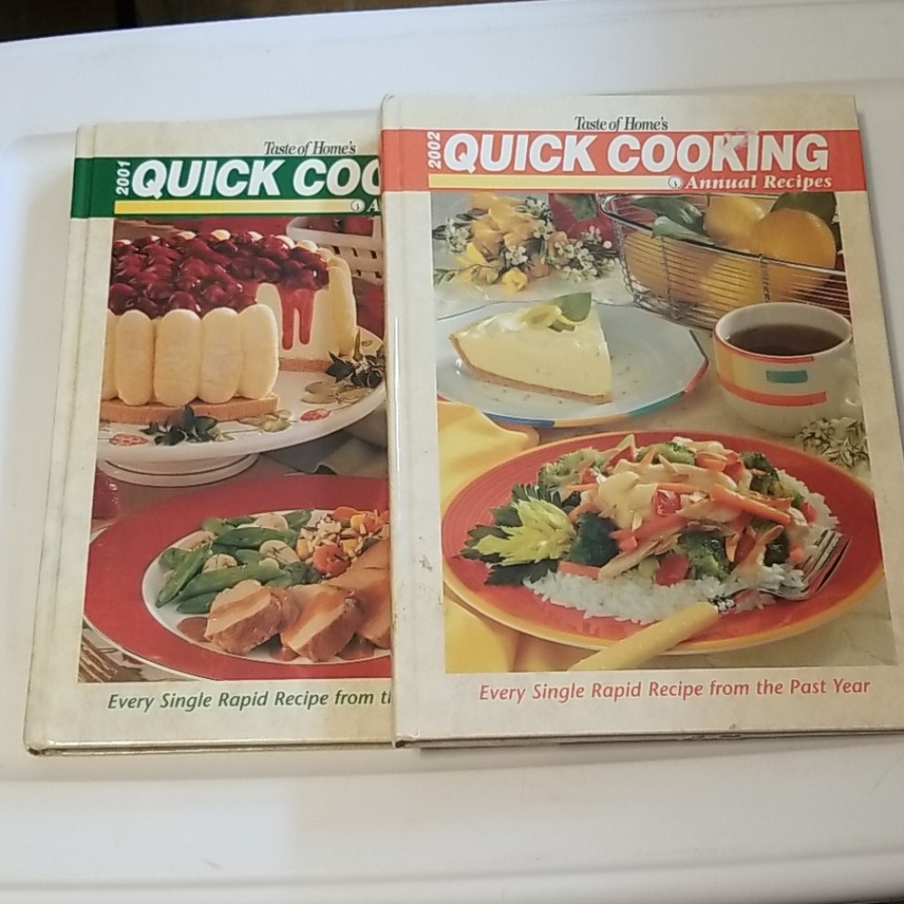 Taste of Home's 2001 & 2002 Quick Cooking Books